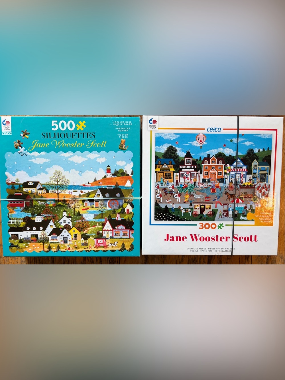 Jane Wooster Scott Puzzle Lot, 300 & 500 piece